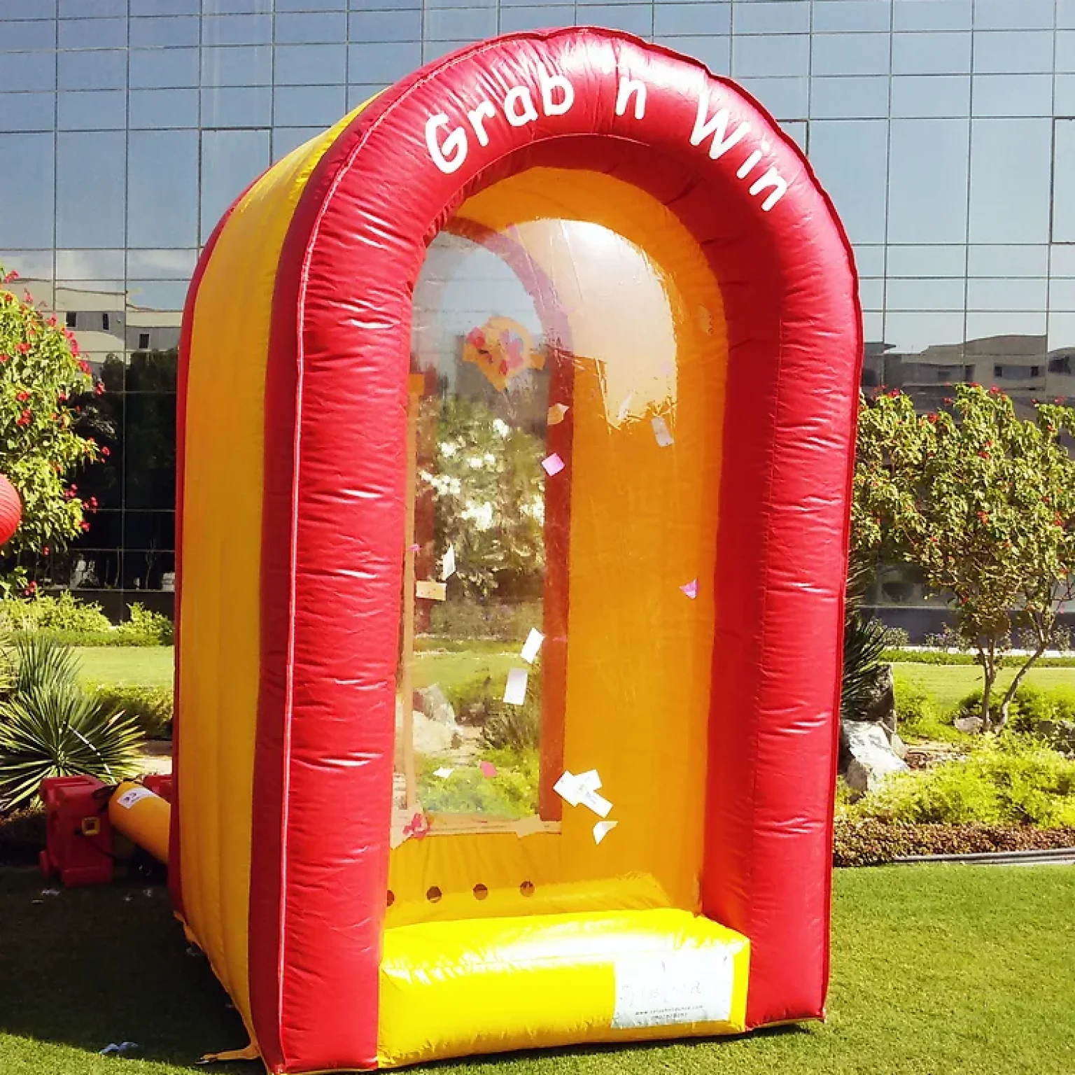 Grab N Win Game at Splash N Bounce event management company in Dubai
