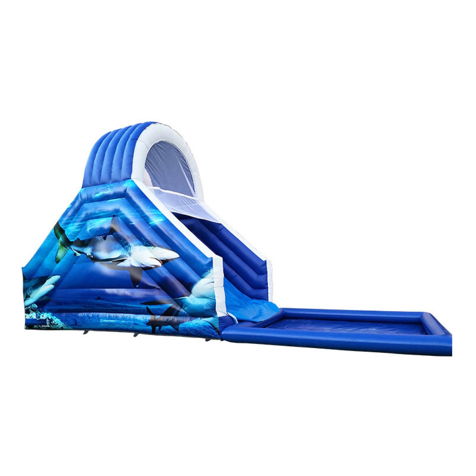 Jaws Slide With Pool for Children Entertainment at Splash N Bounce