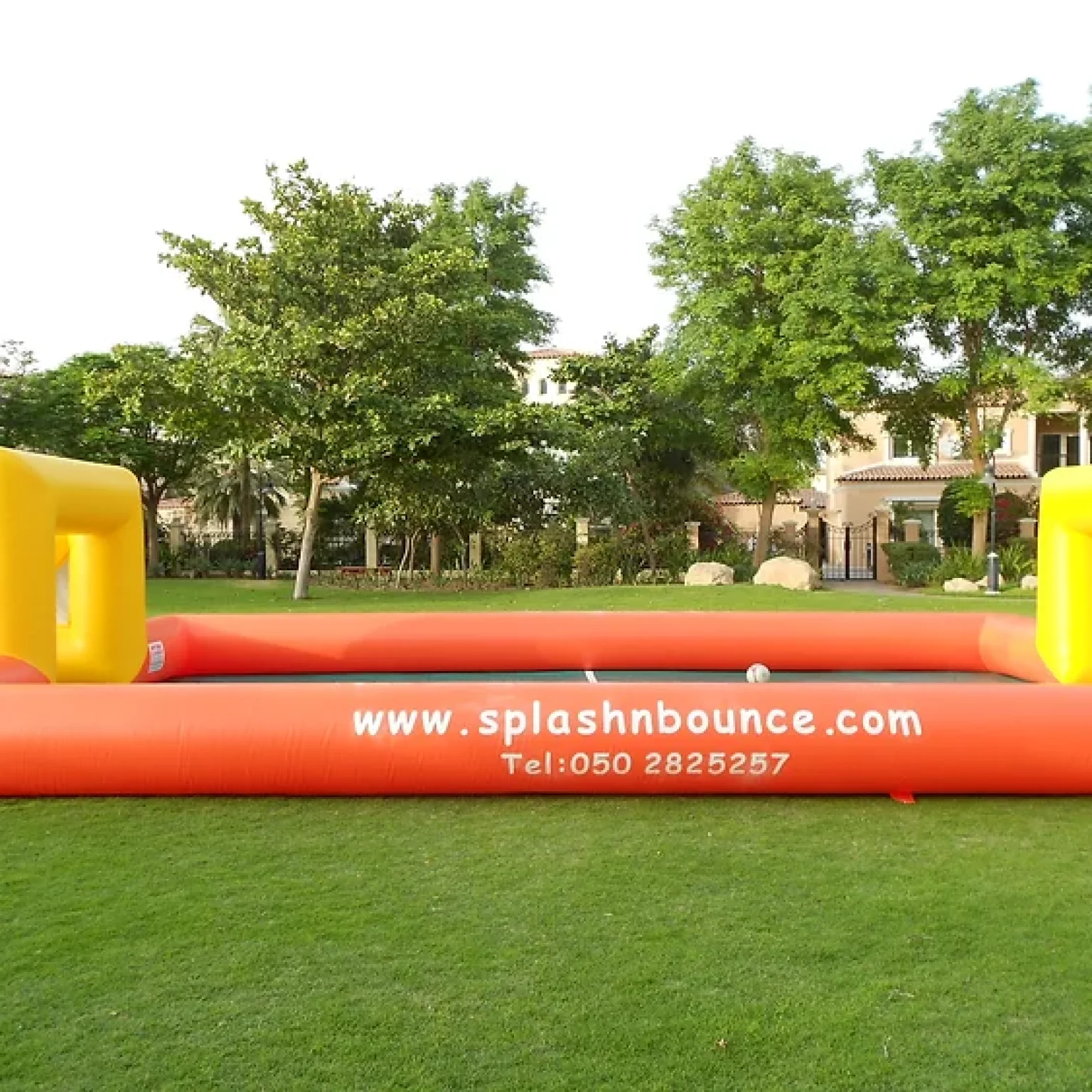 SUPPERTY SOAPY FOOTBALL at Splash N Bounce event management company in Dubai