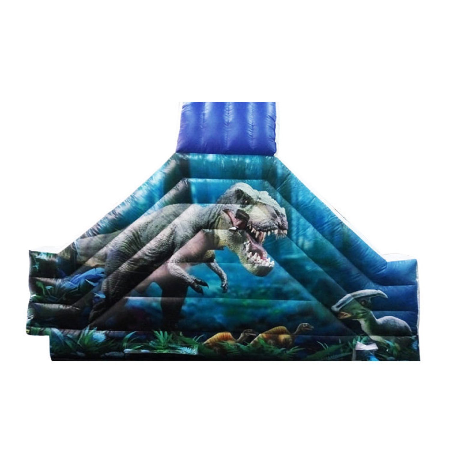 Dino thunder slide at Splash N Bounce event management company in Dubai