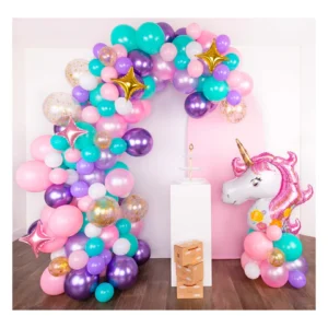 Unicorn balloon garland
