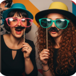 Funky Photo booth with Props
