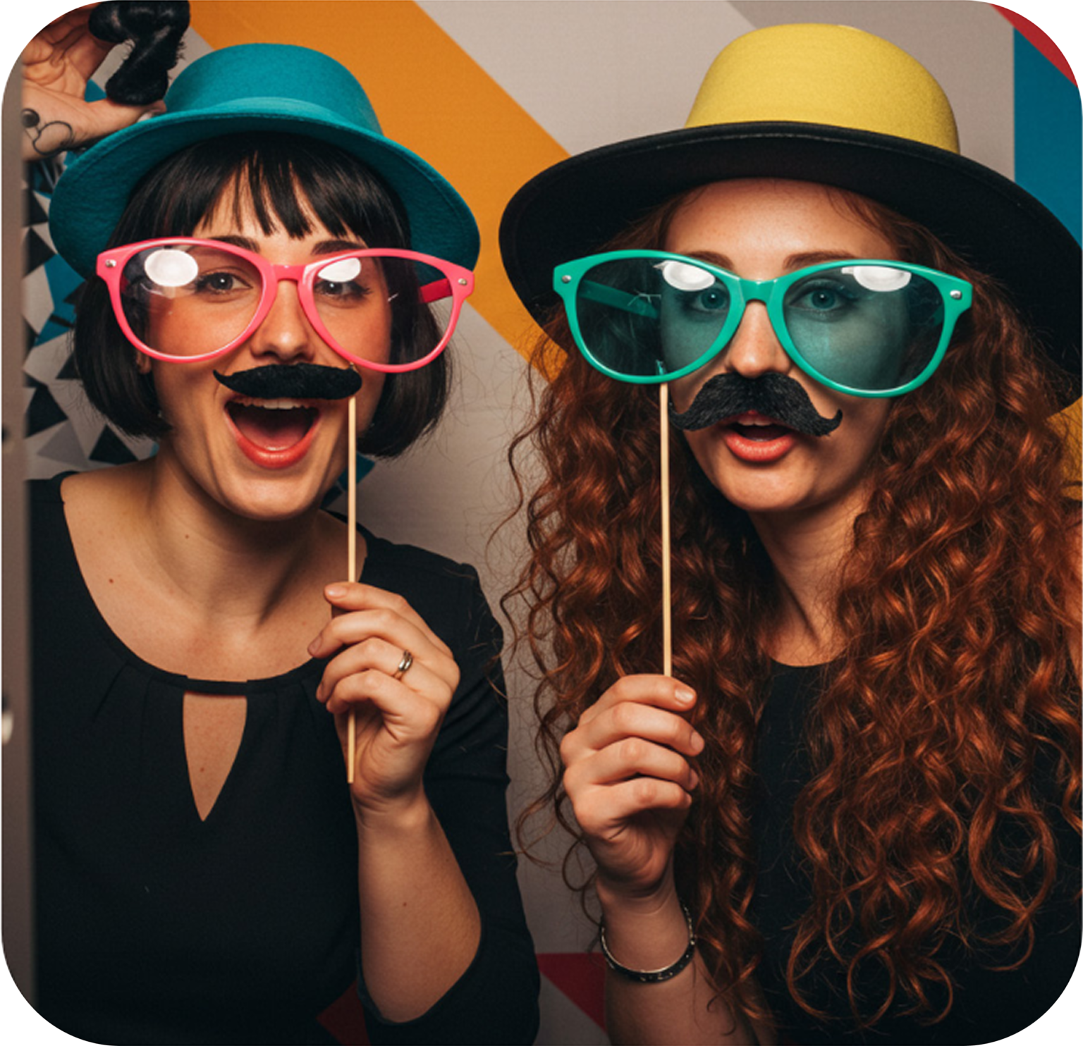 Funky Photo booth with Props