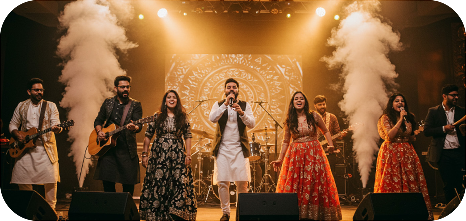 Live Band (Indian, Western, Arabic)