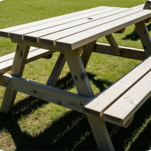 Picnic Benches 1 Bench= 6 People (Min 10 pieces) Picnic Benches 1 Bench= 6 People (Min 10 pieces)