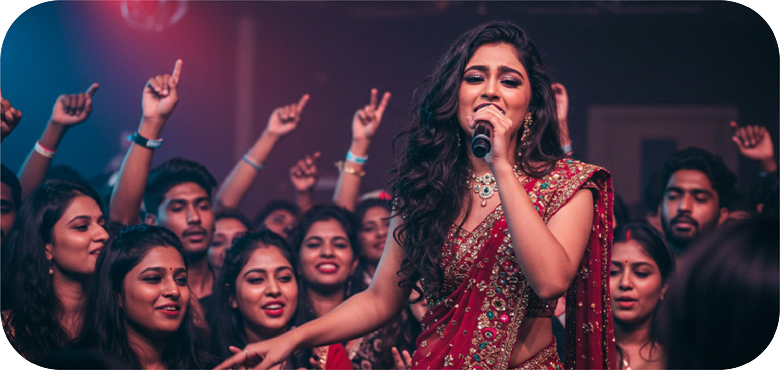 Singer (Indian, Western, Arabic)