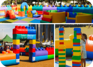 Soft Play Area with Lego Boundary & Lego Station