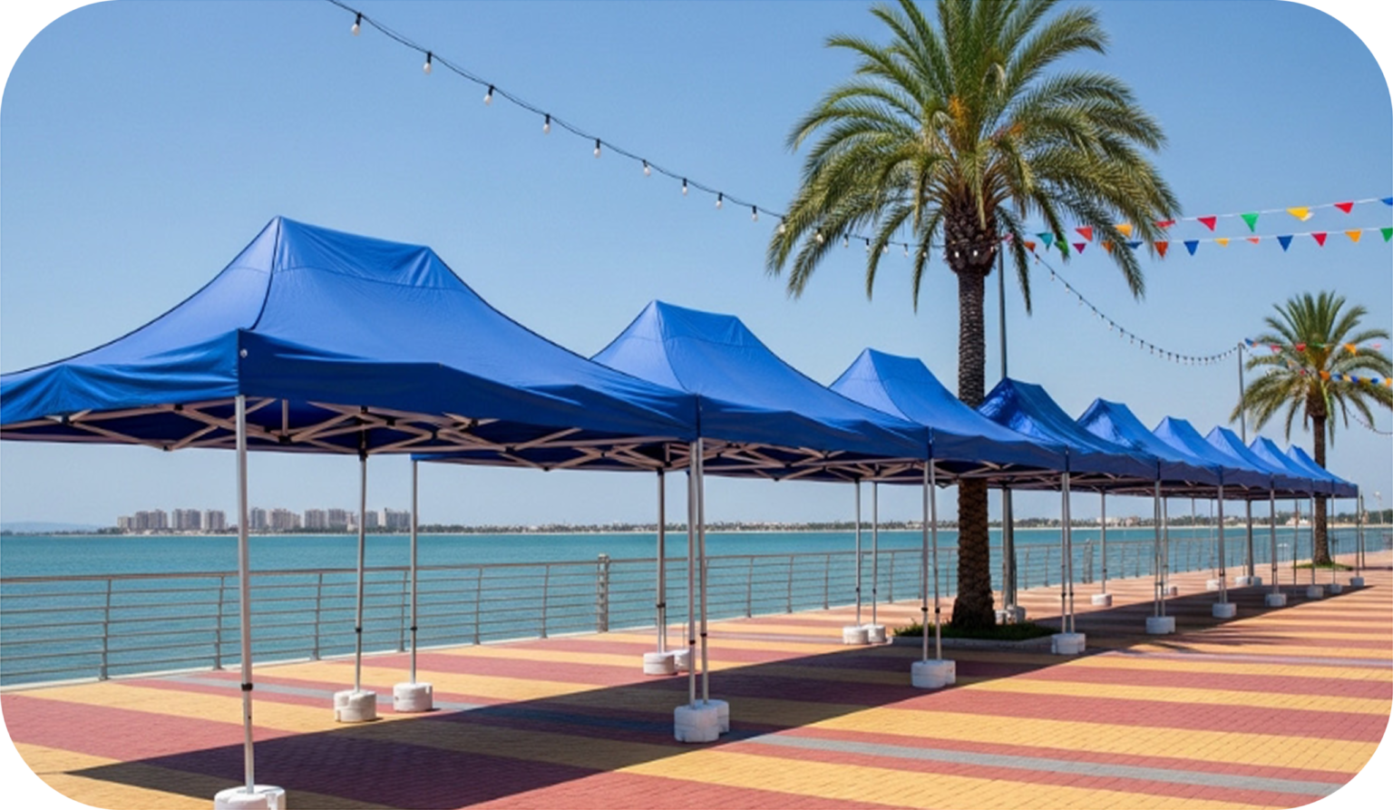 Tents (Red and Blue)