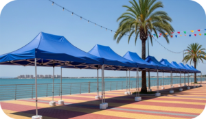Tents (Red and Blue)
