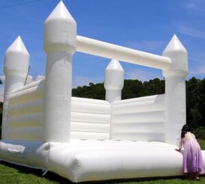 White Bouncy Castle 13 bouncy castle