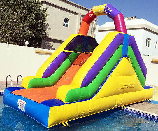 inflatable water slide
